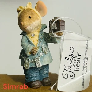 Jacob Marley Mouse 6006552 Tails with Heart Enesco Christmas Carol figurine - Picture 1 of 4