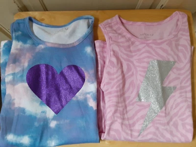 Camisetas sin mangas BCG (DOS) con gráficos para niñas talla grande (12-14) NUEVAS CON ETIQUETAS Foto 1 de 4