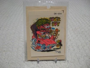 Vintage IMPKO Ed Big Daddy Roth Rat Fink "LOVER BOY" 4" x 3" Decal DR-004 - Picture 1 of 2