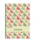 Le carnet de Louane - Lignes, 96p, A5 - Papillons Vintage, XXX