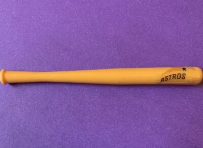 1970 Houston Astros Vintage MLB baseball BAT mini Gumball toy charm prize old 1 - Image 1 of 2