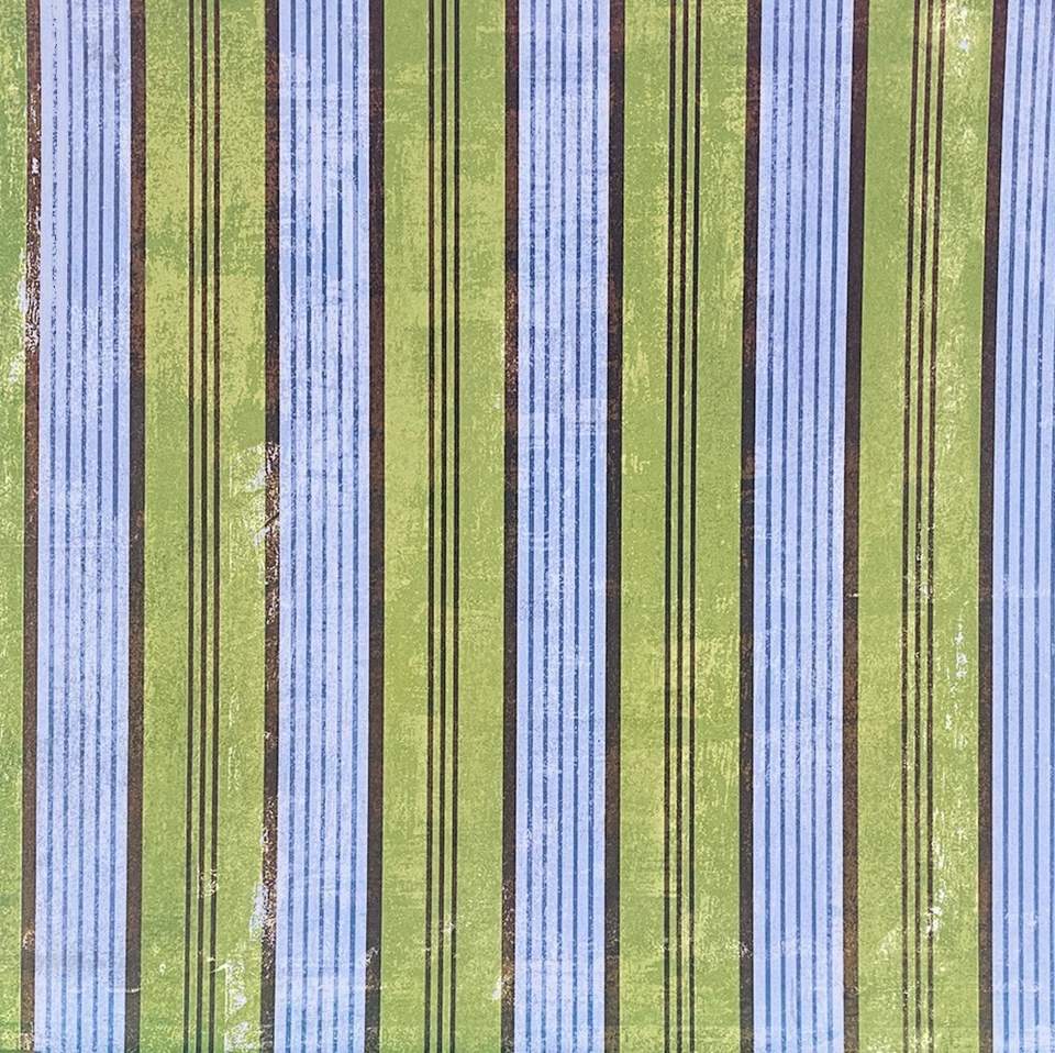 Papel realmente genial, líneas en rayas cartulina, 2 x 12", grunge, diario Foto 1 de 1