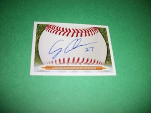 SIGNATURE CARD SIGNED BY CUBS CASEY COLEMAN - Imagen 1 de 2