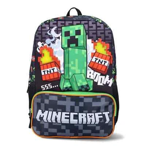 Minecraft TNT Boys 17" Light Up Backpack Multi-Color New Ships Fast - Picture 1 of 4