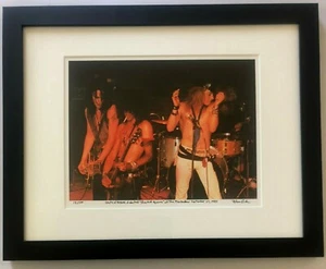 Guns N Roses Rocket Queen debut Slash Axl Rose fine art photo 1985 signed 16/100 - Picture 1 of 11