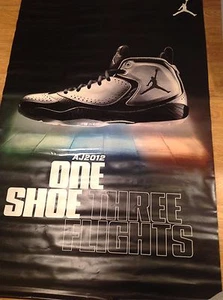 Nike Air Jordan 5-Foot Double Sided Banner AJ2012 Shoe Store Display Sign - Picture 1 of 10