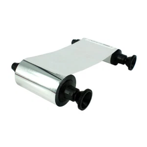 New Ribbon for Evolis Card Printer R2017 Silver Resin Monochrome 1000 Print/Roll - Picture 1 of 3