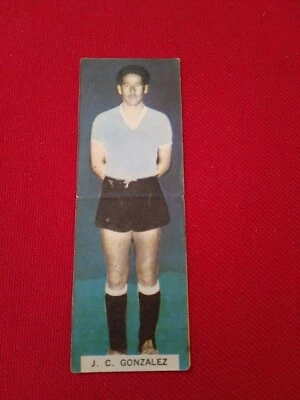 collectible card of the great Uruguayan soccer player Gonzalez World champion  - Image 1 of 2