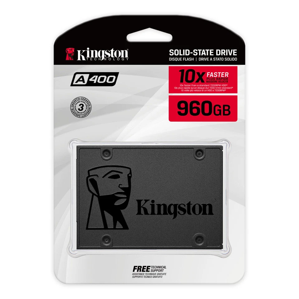 Kingston A400 960,Internal,2.5" (SA400S37/960G) Solid State Drive