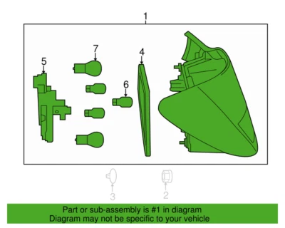 Conjunto de lámpara trasera derecha Mercedes Benz CLA250 CLA45 AMG 2017-2019 1179064200 Foto 1 de 3