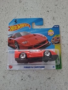 Hot Wheels Ferrari F40 Competizione 2025 K Case Short Card - Picture 1 of 2
