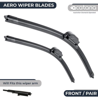 Wiper Blades for BMW 3 Series E92 Facelift Coupe 2009 - 2013 Front Pair 24 + 16" - image 1 of 4