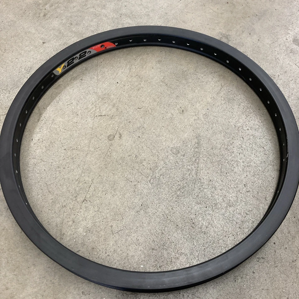 Черный новый винтажный обод Alex Rims Y22 BMX 48 HoleFreestyle 20 дюймов из старых запасов - Изображение 1 из 4