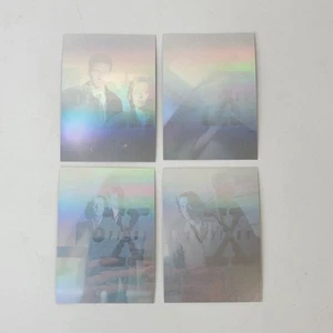 1996 Topps The X-Files Hologram Set 1 - 4 Scully SP Mulder - Picture 1 of 2