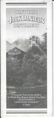 Vintage HISTORIC JACK DANIEL'S DISTILLERY Brochure Pictorial Tour of  the Hollow - Image 1 of 4