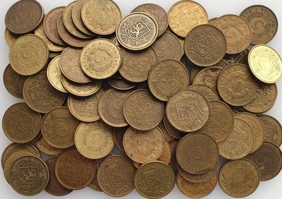 Finland 5 Markkaa a. 1930-1950, a. 85 Pcs. Lot. KM# 31, Aluminum bronze / brass! - Image 1 of 3