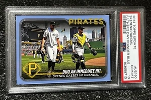 Paul Skenes & Yasmani Grandal /50 FATHER’S DAY POWDER BLUE ROOKIE SP PSA 10 - Bild 1 von 6