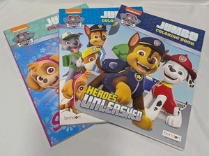 Paw Patrol Jumbo Coloring Books Set Of 3 - Bild 1 von 4