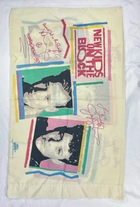 Vintage 1990 New Kids On The Block Pillow Case See Pictures - Picture 1 of 8