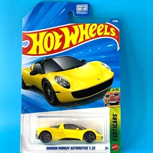 HOT WHEELS 2026 GORDON MURRAY AUTOMOTIVE T.33 YELLOW 3/250 JJJ62 EXOTICARS - Picture 1 of 2