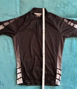 Herren Radtrikot Fahrrad Trikot kurzarm Gr. L schwarz weiß. - Bild 1 von 9