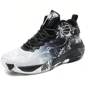 Mens Basketball Shoes Fashion Non-Slip Lightweight Breathable Outdoor Sneaker... - Picture 1 of 6