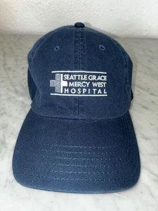 Gorra de béisbol Seattle Grace Mercy West Hospital Grey's Anatomy azul nueva - Imagen 1 de 5