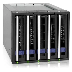 Icy Dock MB155SP-B - 5X SATA IN 3X - ALUMINIUM - SCHWAR - Bild 1 von 6