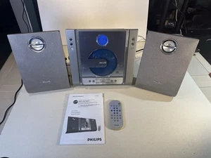 Philips MCM240/37 Home Audio System w/ OEM Remote & Manuel Tested Works - Picture 1 of 15