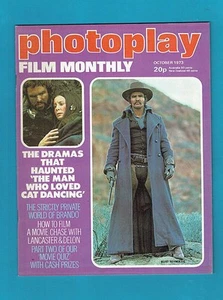 #T42. PHOTOPLAY MONTHLY MOVIE MAGAZINE, OCTOBER 1973, BURT REYNOLDS COVER - Picture 1 of 1