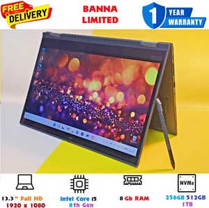 Lenovo ThinkPad X390 Yoga Laptop, 13,3" i5 8. Gen, 8GB RAM, 256GB SSD, Win 11 P - Bild 1 von 23