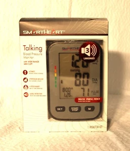 SmartHeart Talking Blood Pressure Monitor Wide-Range Arm Cuff, 01-521 - Picture 1 of 6