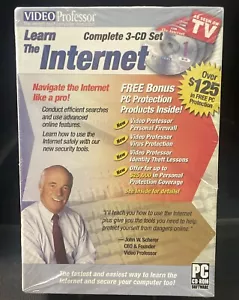 Video Professor Learn The Internet & Excel PC Software On Two CDs. New - Picture 1 of 2