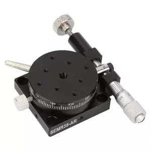 R38 Manual Rotation Stage Platform Bearing Sliding Tuning Stage 38mm*20mm. - Picture 1 of 7