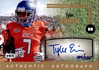 2016 SAGE HIT Autographs Gold #A98 Tyler Ervin Auto Rookie Card RC  /250  - Image 1 of 2