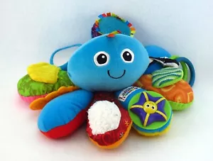Lamaze Octopus Plush Baby Learning Sensory Squeaker Toy Crinkle Comforter 29cm - Picture 1 of 10