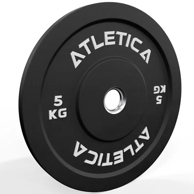 ATLETICA Bumper Plates | 50mm (Paar) Härtetyp 90 | Paarweise verkauft | Ø 50 mm