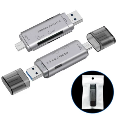 Mini USB 3.0 Card Reader Adapter to Type C USB TF SD to USB A Converter Macbook - Image 1 of 4