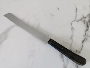 Scharfes Vintage JEDINOX France Koch Sabatier-Stil Wellenschliff Brotschneidemesser - Bild 1 von 11