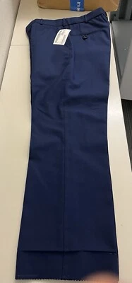 Dress Blue Pants Men Size 32L Unhemmed  41” Length - Image 1 of 4