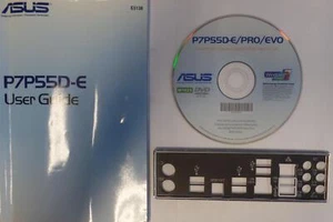 ASUS P7P55D-E Handbuch - Blende - Treiber CD   #30650 - Afbeelding 1 van 1