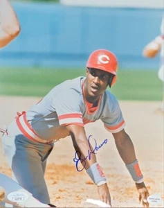 Eric Davis Cincinnati Reds 1984-1991 Signed 8x10 Photo JSA COA AL84759 - Picture 1 of 2