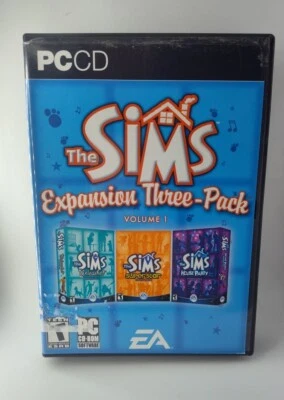 PC Sims Expansion 3 Pack VoL. 1 Unleashed Superstar House Party 5 Disk - Image 1 of 4