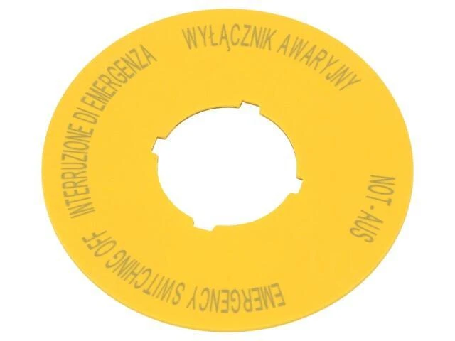 167639 Beschriftungstafel -25-70°C IP66 Ø60mm EATON ELECTRIC - Image 1 of 1