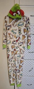 Nickelodeon Mutant Ninja Turtles One Piece Hooded Pajama XS - Picture 1 of 4