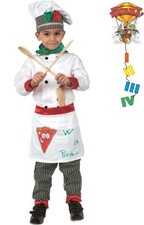 COSTUME PIZZAIOLO MIS. 6 ANNI