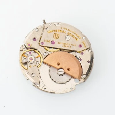 Universal Geneve Cal. 1-66 Microtor Movement - Parts Good Balance Watchmakers - Image 1 of 3