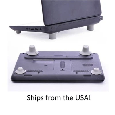 4 Stück Notebook Zubehör Laptop Wärmereduzierung Pad Kühlfüße Halter Kunststoff - Bild 1 von 4