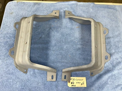 1970 DODGE CORONET SUPER BEE 500 RT 440 REAR BUMPER BRACKETS - Image 1 of 4