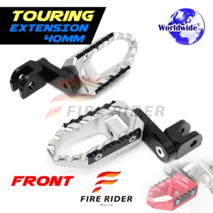 For Razor SX125 SX350 SX500 Silver Rider 40mm Adjustable Touring Footpegs - Picture 1 of 5